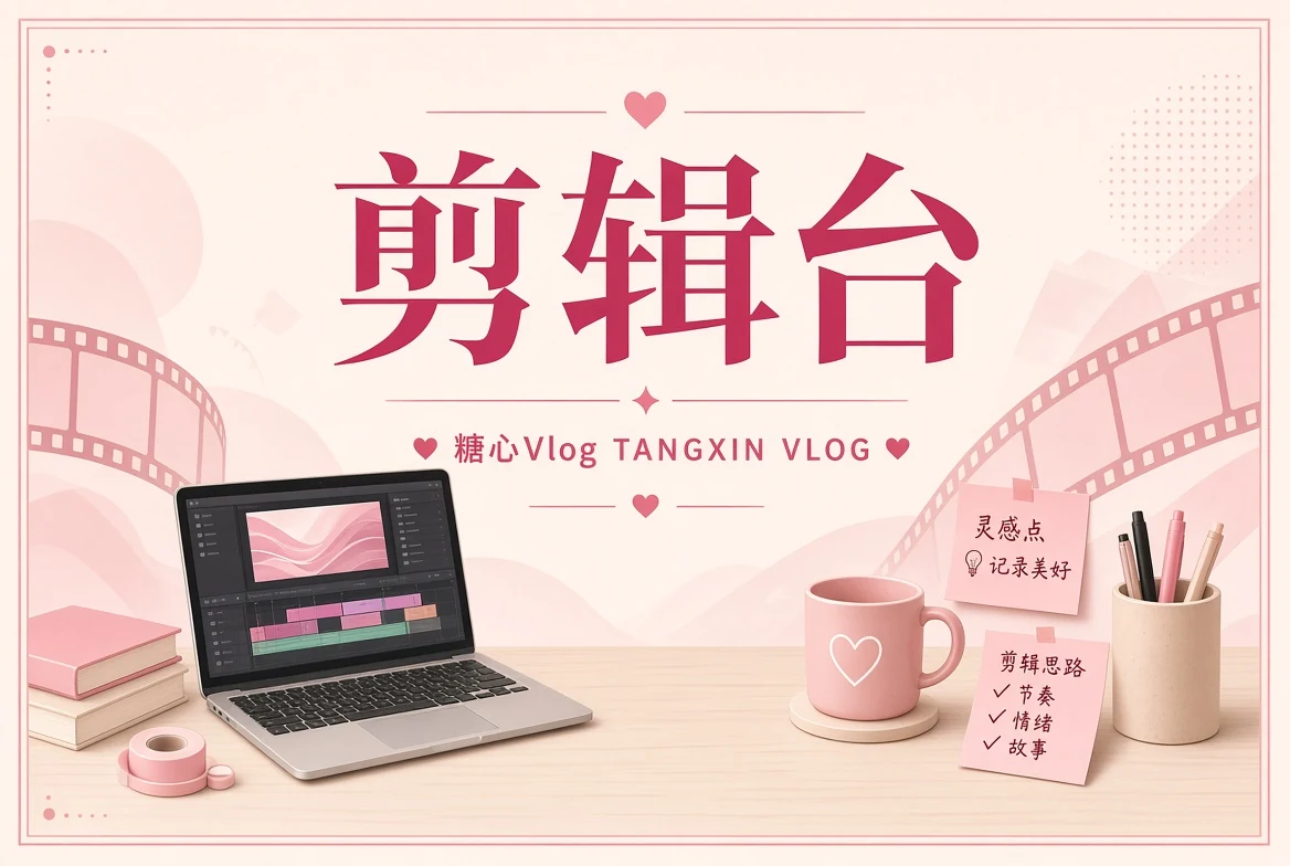 糖心Vlog剪辑台主题画面