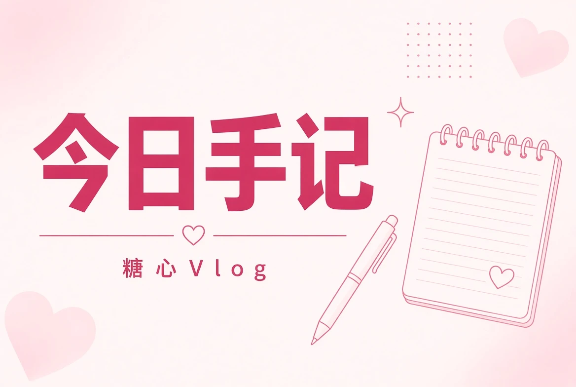 糖心Vlog今日便笺主题画面
